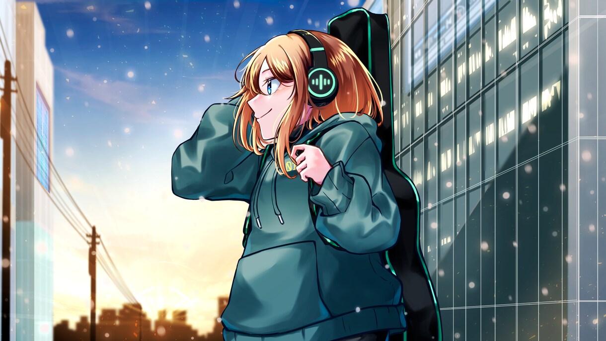 イラストを制作いたします オリジナル曲や歌ってみたのMV用、アイコン、グッズ絵などに！ イメージ6