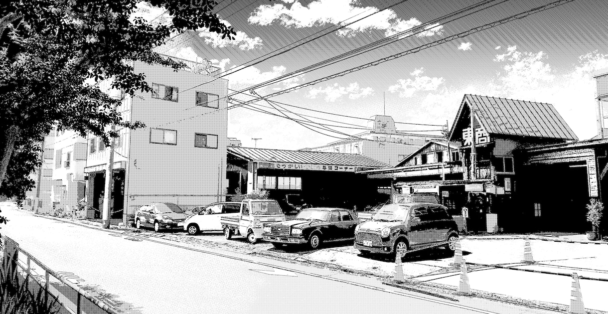 風景写真を漫画背景風に描きます 思い出・日常の景色を漫画背景風に！ イメージ7