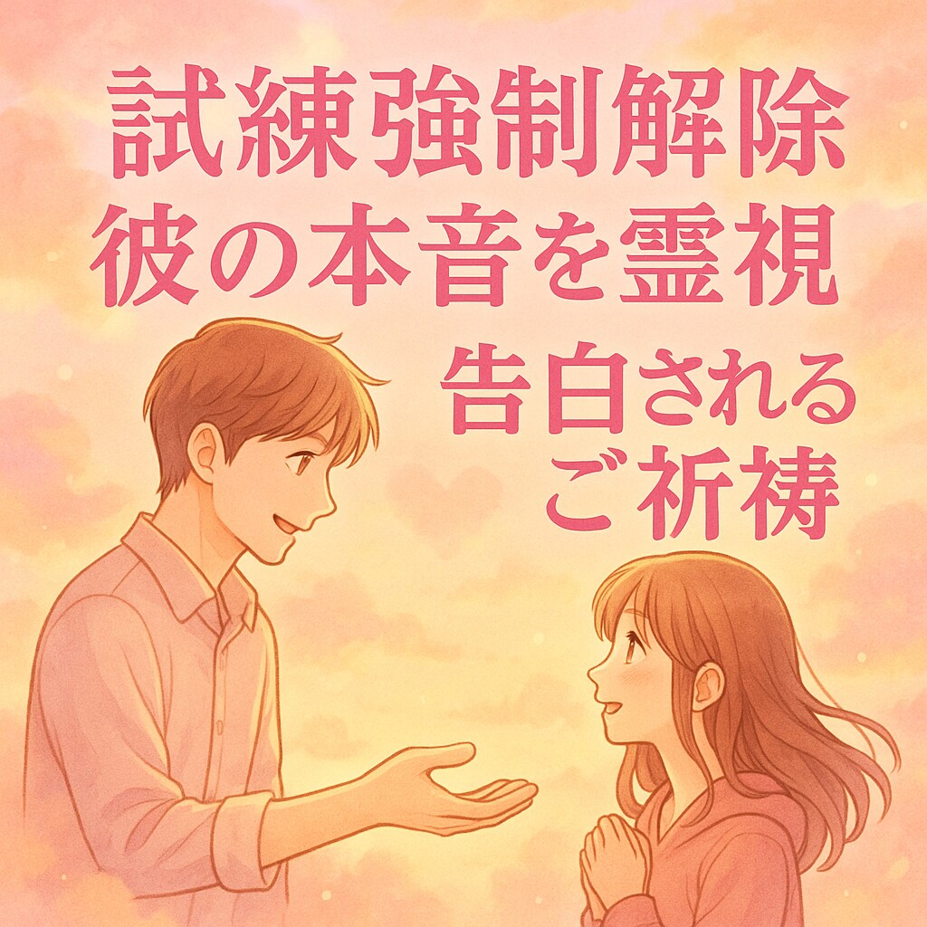 ツインレイの彼との強力縁結び・引き寄せご祈祷します ツインレイの彼との統合・復縁成就・音信不通解除＊ご祈祷します イメージ9