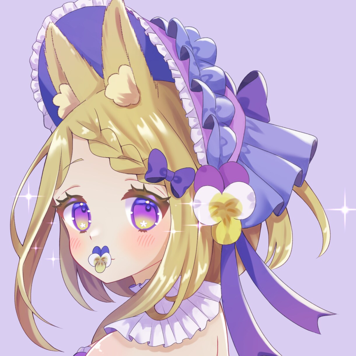かわいい女の子のアイコ描きます SNSなどのアイコンに使用できるイラストをお描きします。 イメージ4