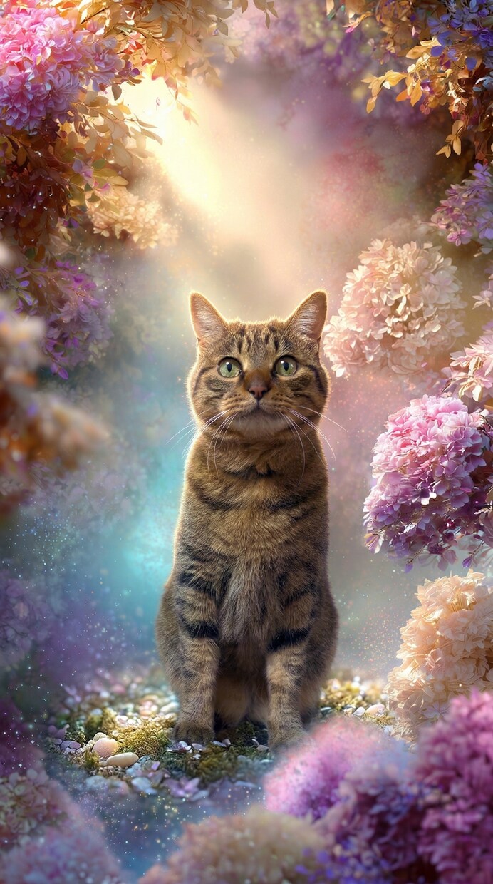ペット動画を幻想的な映像に仕上げます 自然な幻想世界へ美しく仕上げます イメージ1