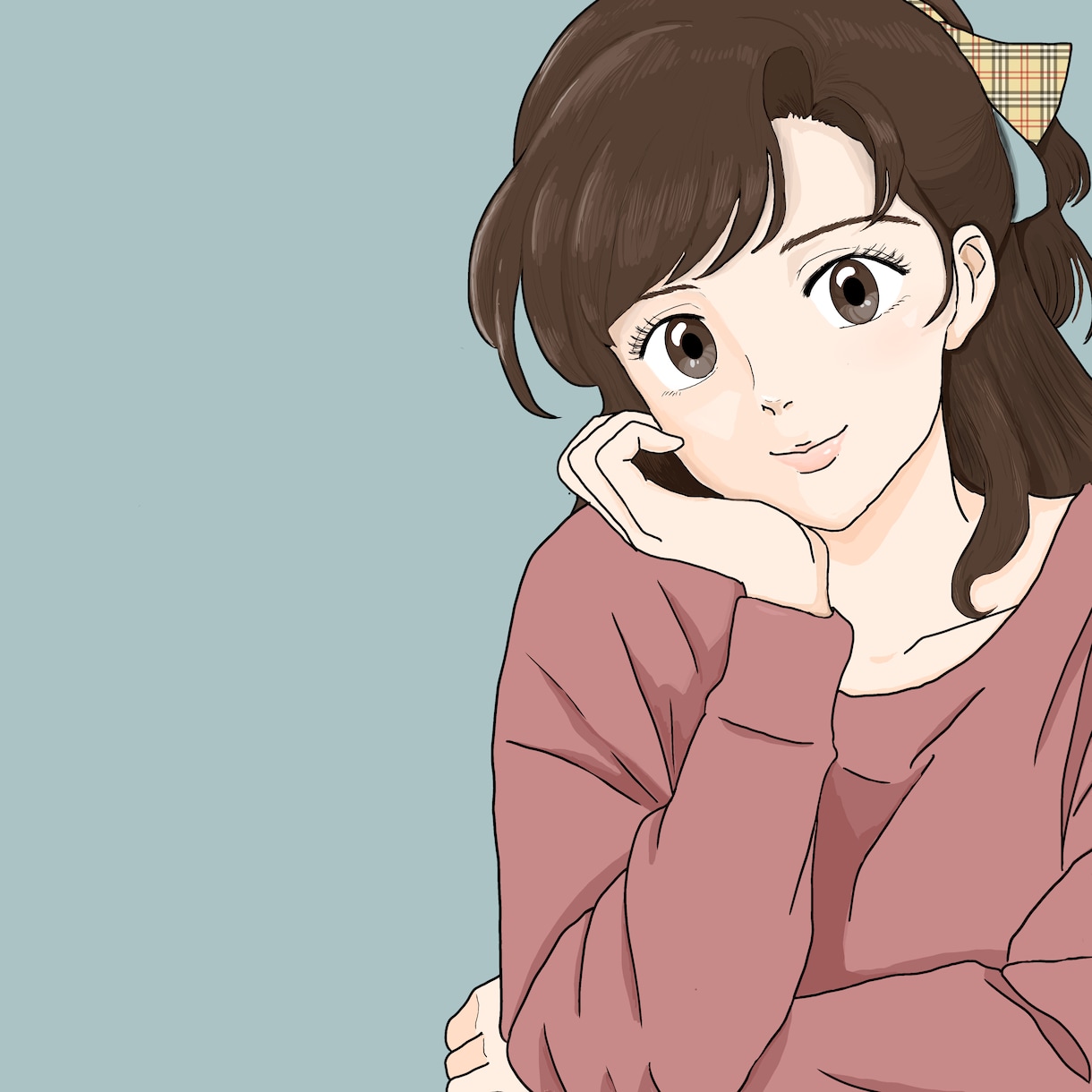 エモい♡レトロポップなイラストお描きします ◇文字入れ◎サムネ・家族・カップル等ご気軽にご相談ください♪ イメージ1
