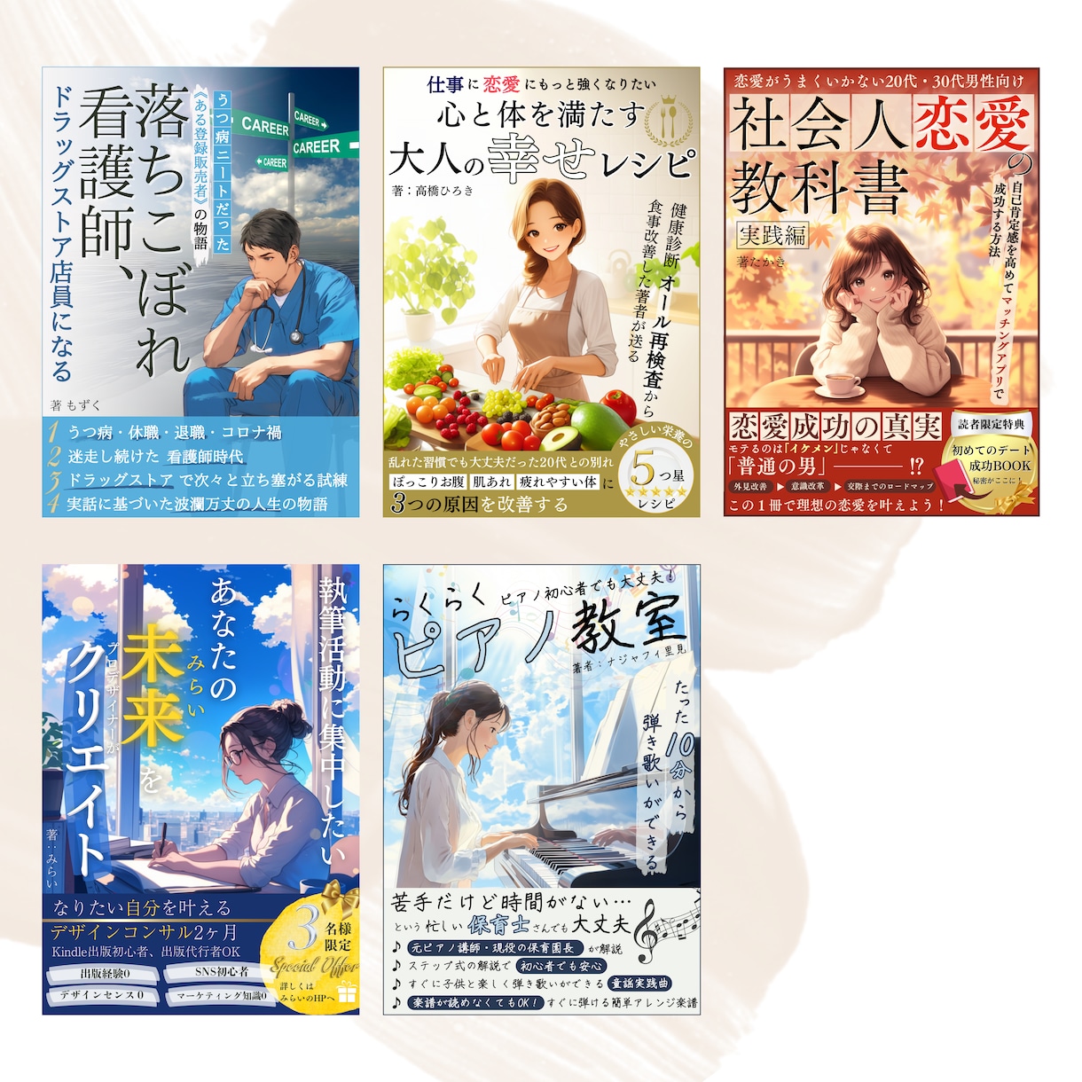 電子書籍Kindleの表紙を作成します プロのグラフィックデザイナーがあなたの表紙をデザインします。 イメージ2