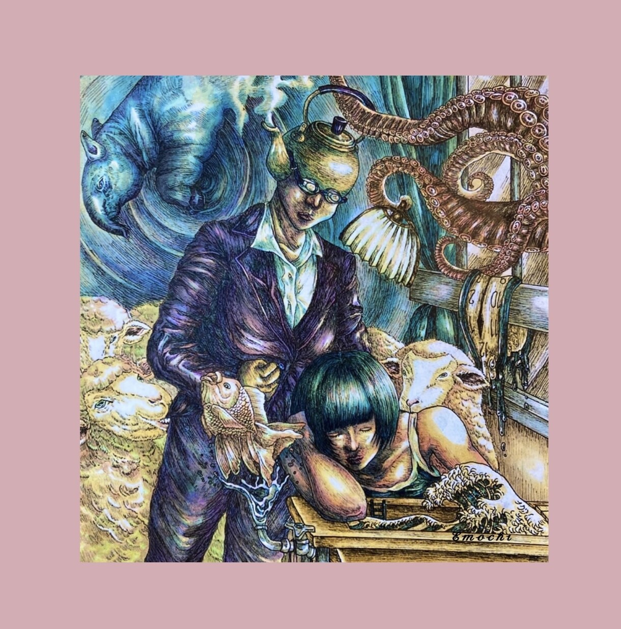 かわいい！繊細！おしゃれなペン画イラスト描きます 人物やペットの似顔絵、キャラクターのイラストはお任せあれ♪ イメージ4