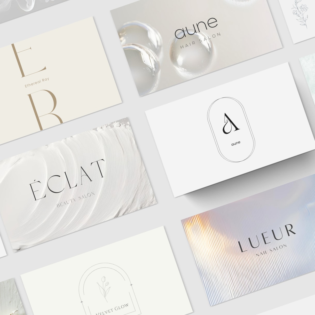 ブランドの世界観に合わせた名刺をお作りします シンプルに整う、選べるデザイン60種類以上 イメージ1