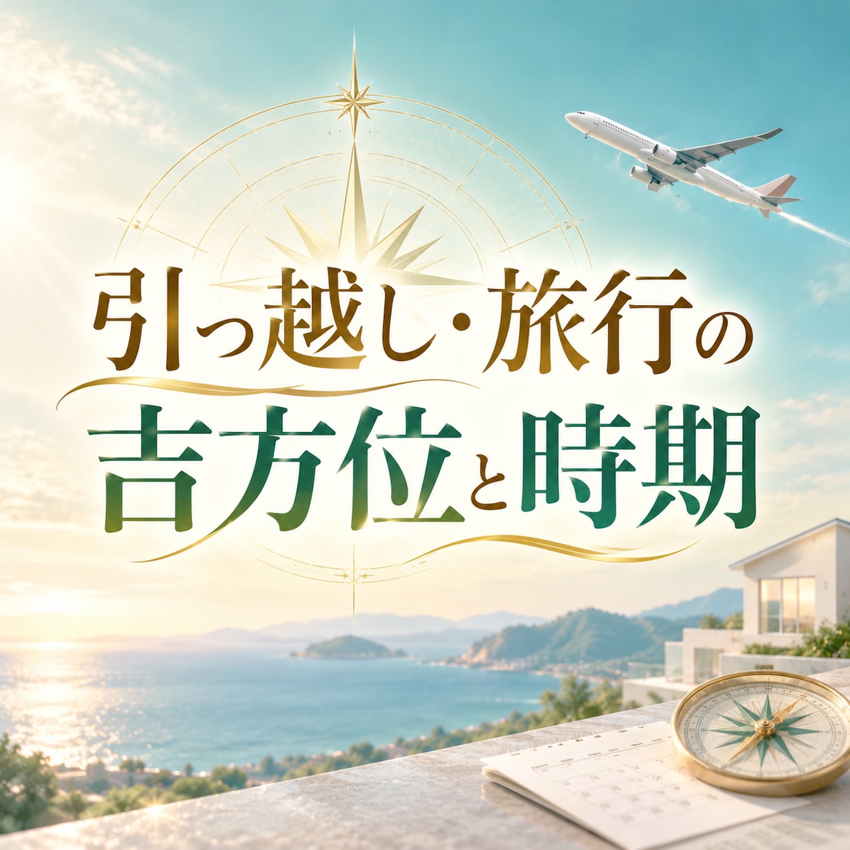 引っ越し・旅行の吉方位と時期を鑑定します 開運の方位と時期を知って運氣を味方に！ イメージ1