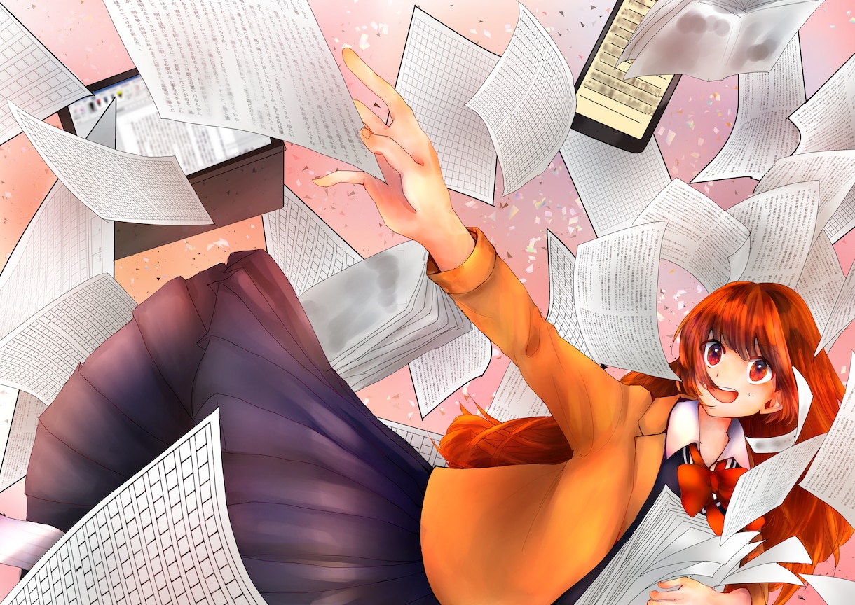 スチル、表紙絵等描きます 雰囲気に合わせて差分付きの大きめのイラストを描きます イメージ9