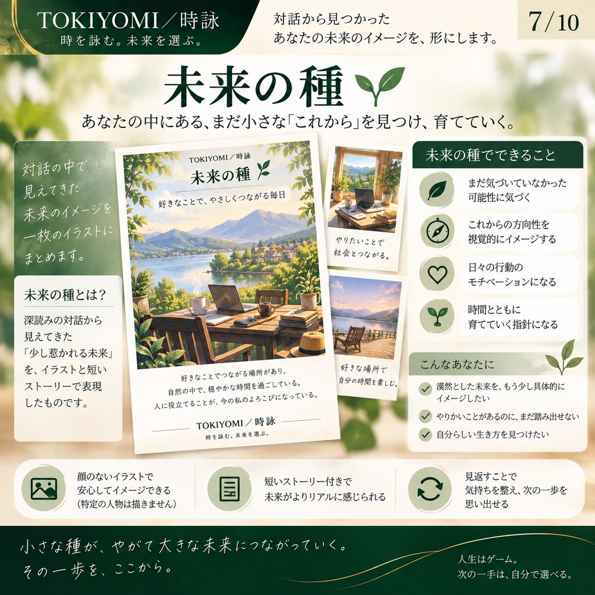 タロットで未来を深く整理するお手伝いをします 7枚のカードで、本音と次の一手を見つけます イメージ7