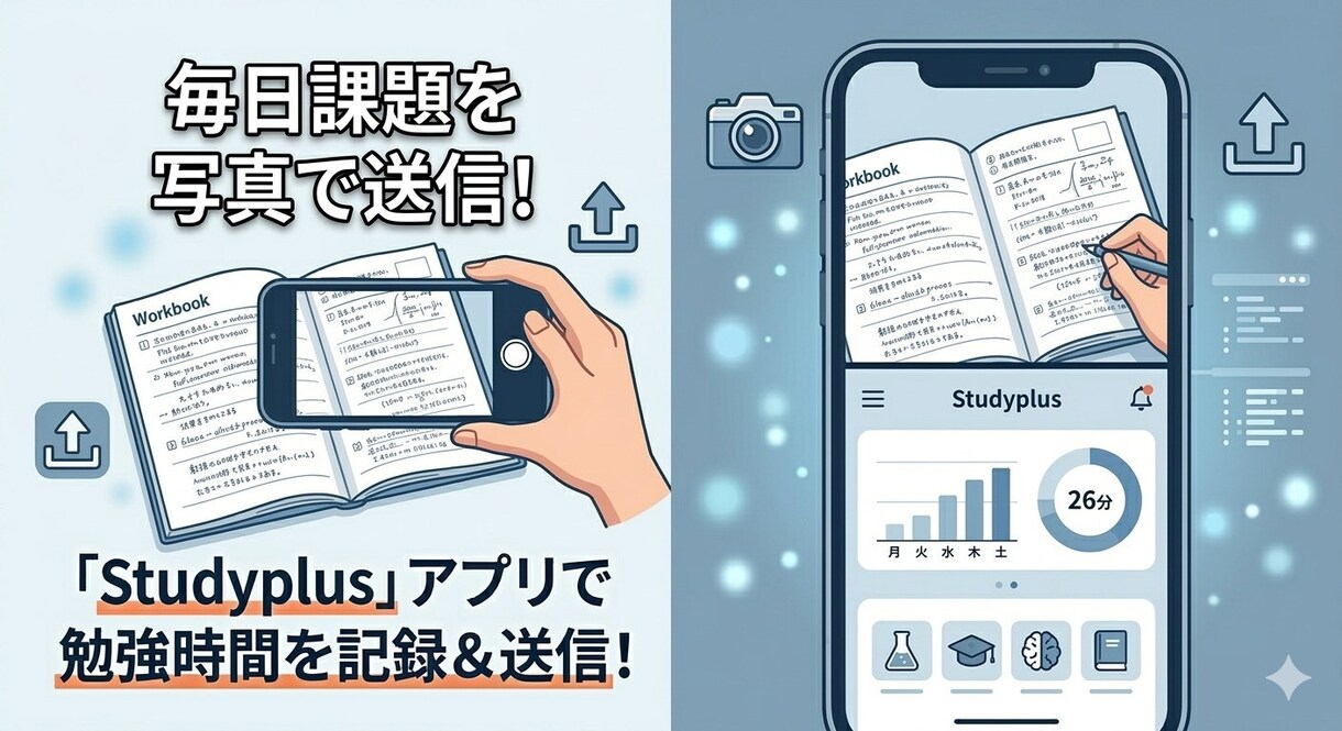 1か月間学習計画を作成し、徹底管理します 『勉強習慣が0』『塾に行ってるけど家ではやらない』高校生対象 イメージ5