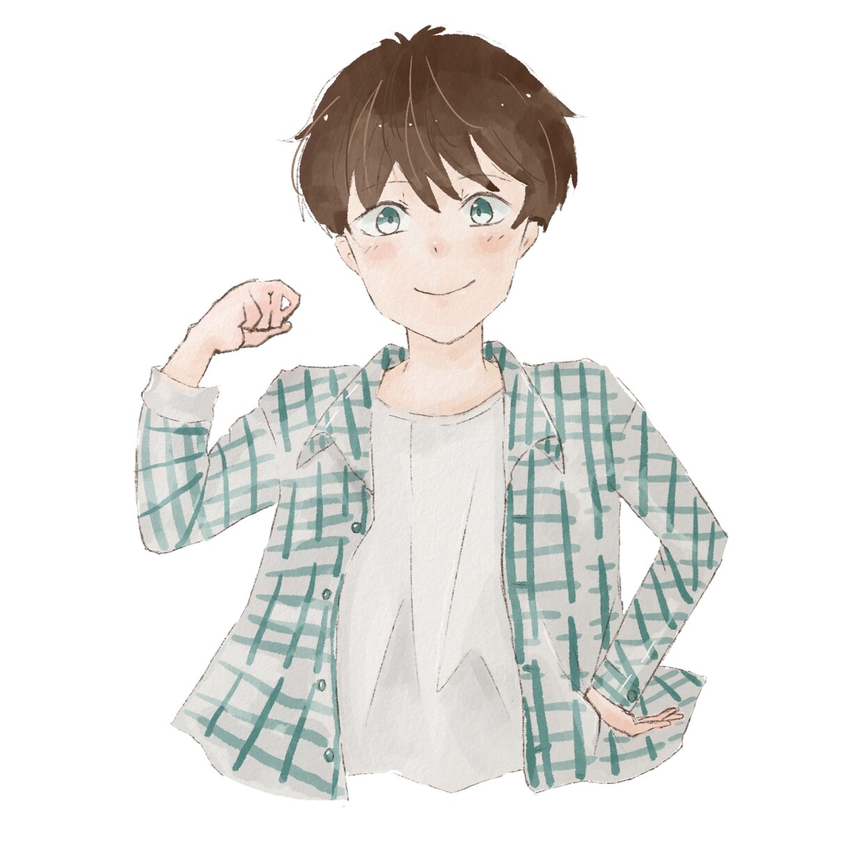 あなたの活動をイラストでお手伝いします 印象アップ♪SNSアイコン・チラシに使える水彩風イラストです イメージ3