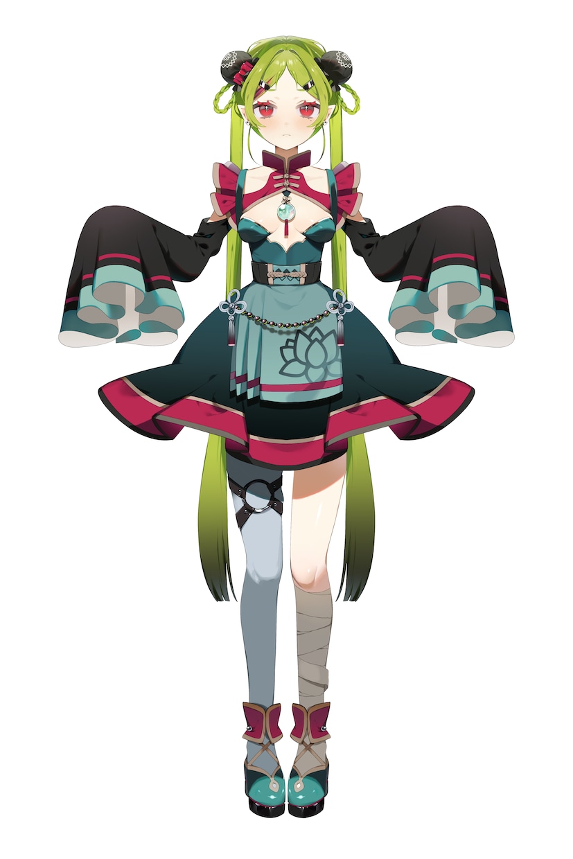 VtuberLive2Dパーツ分けイラスト描きます 肉感のある女の子、サブカル、地雷系などの衣装デザインが得意 イメージ3