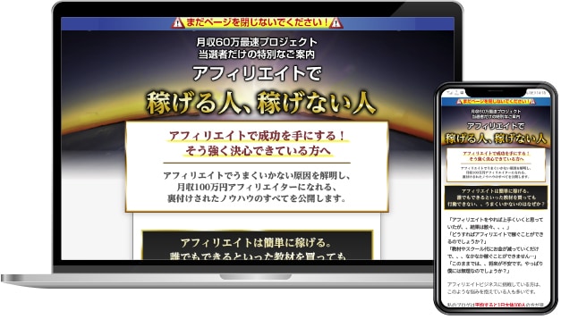 情報商材やネットビジネス系のLPを制作いたします トップアフィリエイターやコピーライターからの受注経験多数 イメージ4