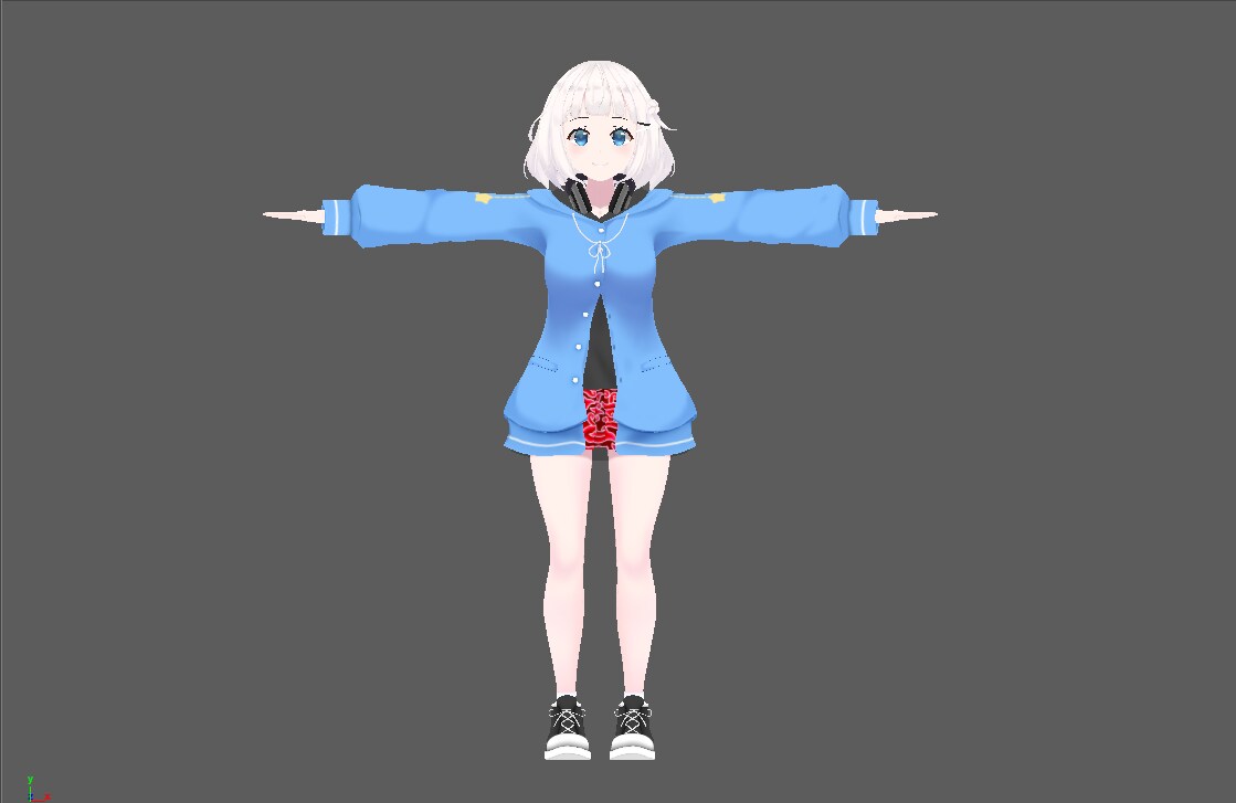 VTuber対応可 3Dキャラモデル作成します オリジナルキャラクター、VTuberキャラクター作成実績多数 イメージ2