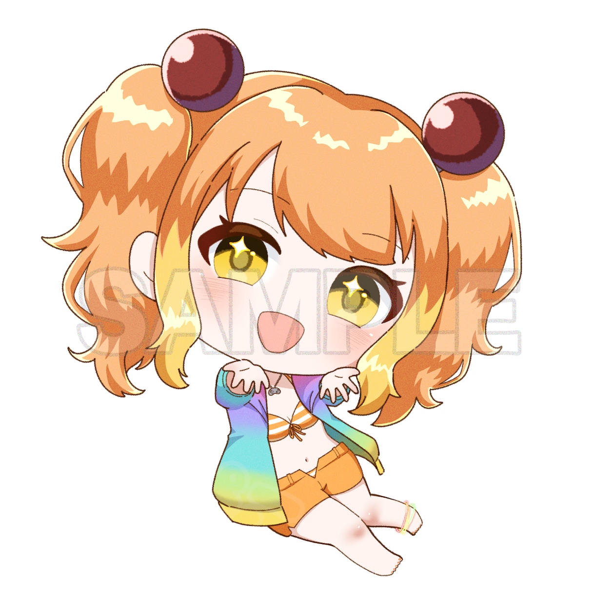 ポップなSDイラスト描きます サンプル作成・実績作りのためお安めの値段でイラスト作成！ イメージ2