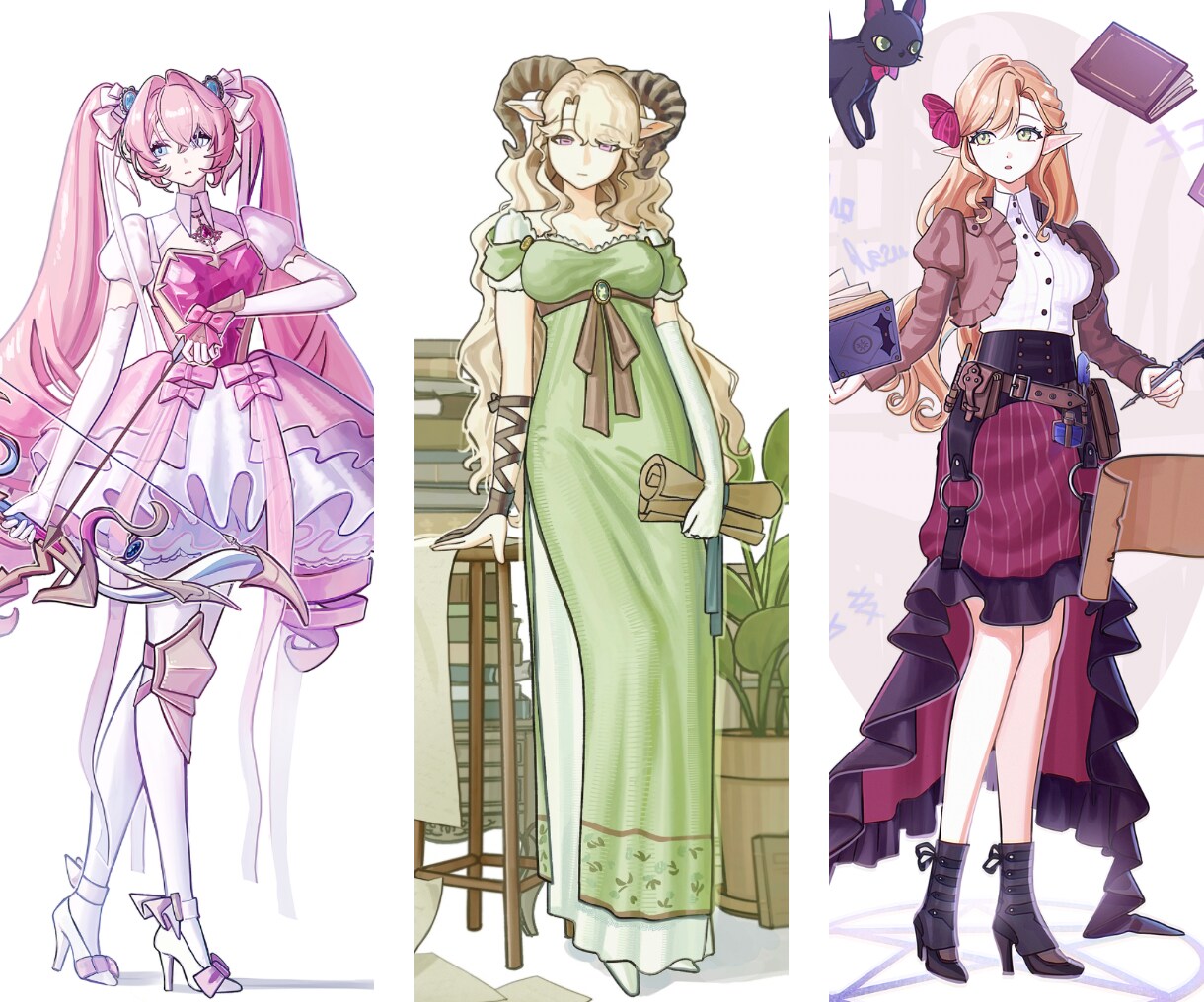 全身立ち絵、キャラクターデザインを制作します 【先着3名様限定】実績作りのため特別価格で対応中！ イメージ2