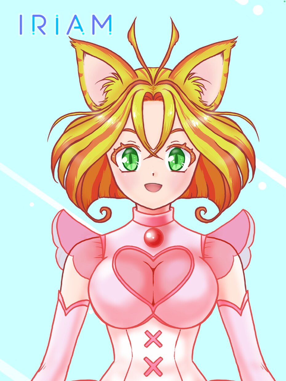 ネコミミの女の子の立ち絵(完成品)販売します イリアム対応の立ち絵、表情差分あり イメージ2