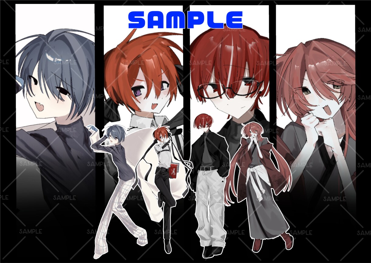 TRPGなど様々な用途で使える立ち絵を製作します 安価で自分だけのキャラクターを製作します！ イメージ3