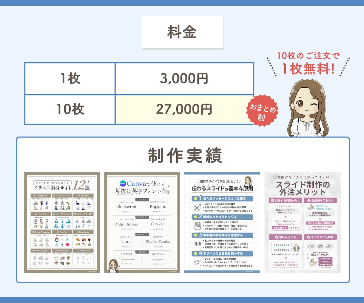 SNS投稿やコンテンツ販売に使える図解を制作します 「講座・サービスを発信している人向け」 イメージ5