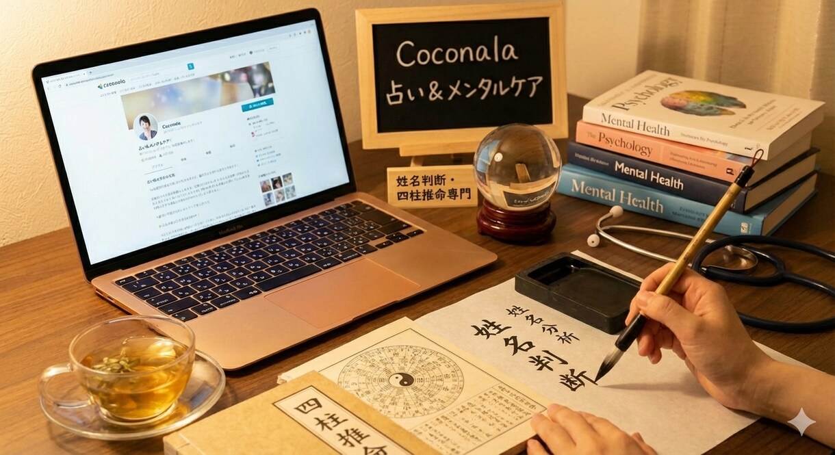 心理学×占いで悩みを解決！未来へ導く鑑定します 四柱推命×数秘術×姓名判断×心理学を用いて理論的に導きます イメージ1