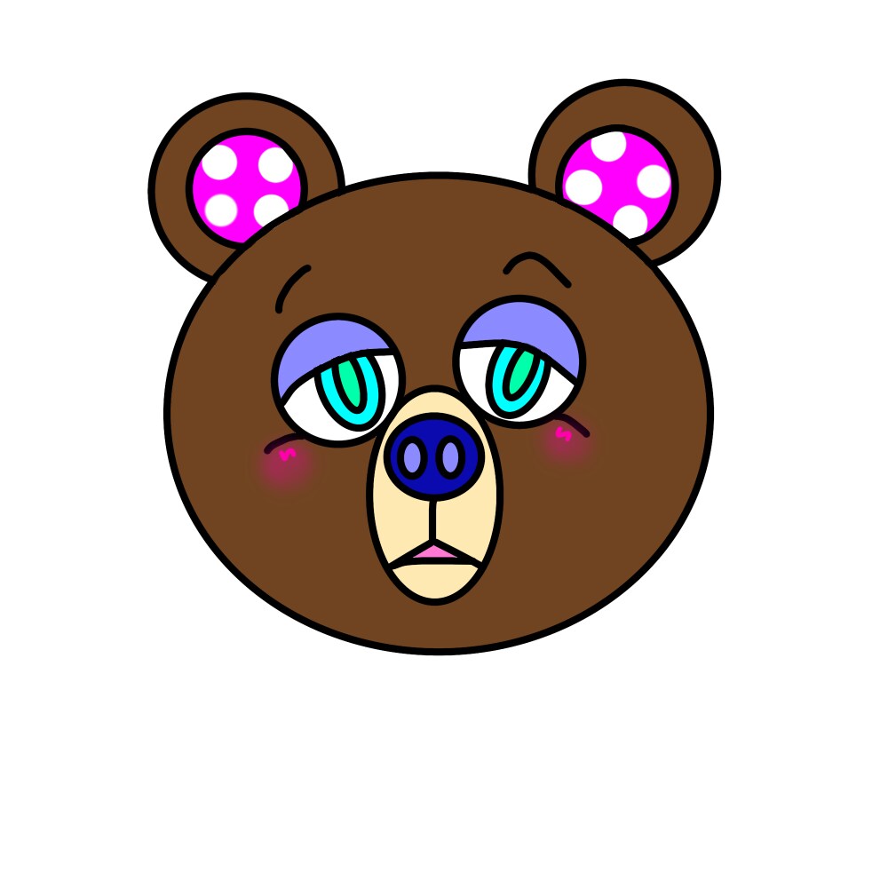 みんなに愛されるキャラクターを提供します 耳のドット柄がチャームポイントの動物たち イメージ3