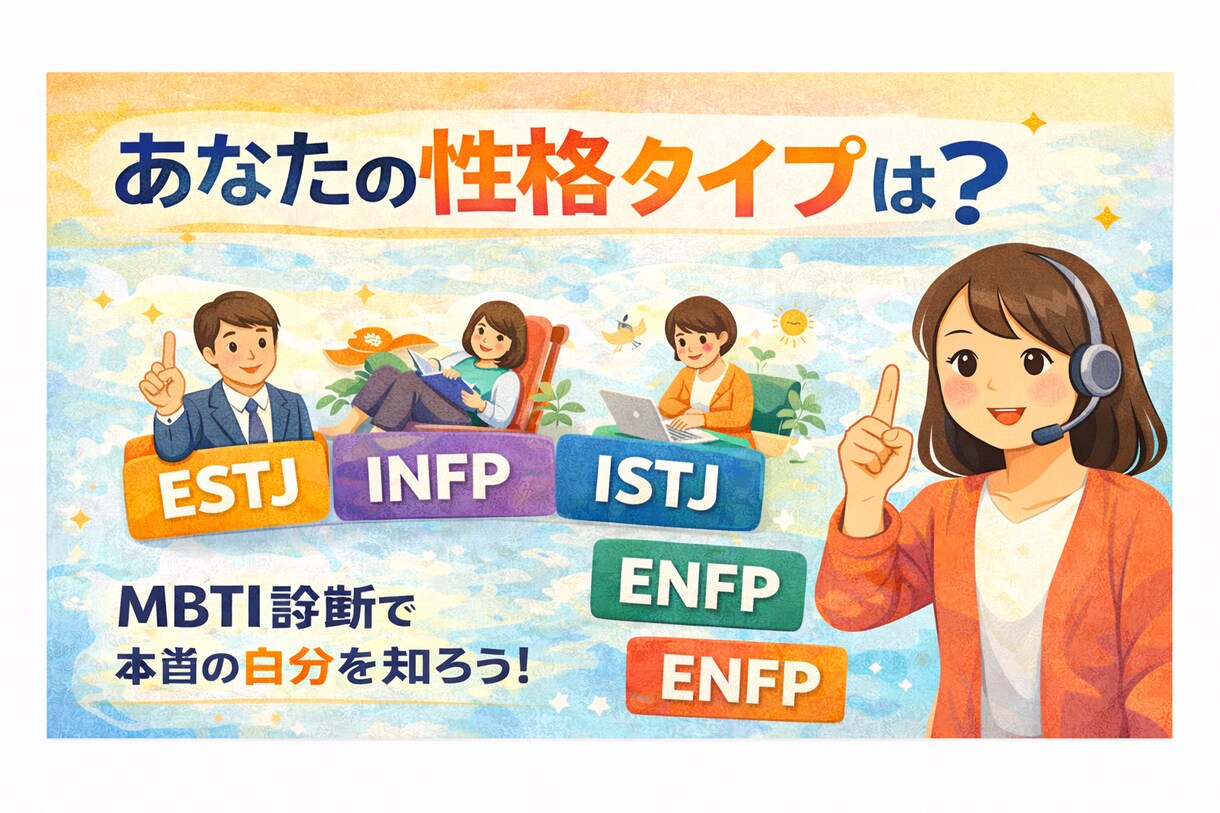 MBTIで自分の性格と強みを整理します あなたの本質と生き方のヒントを見つけます イメージ3