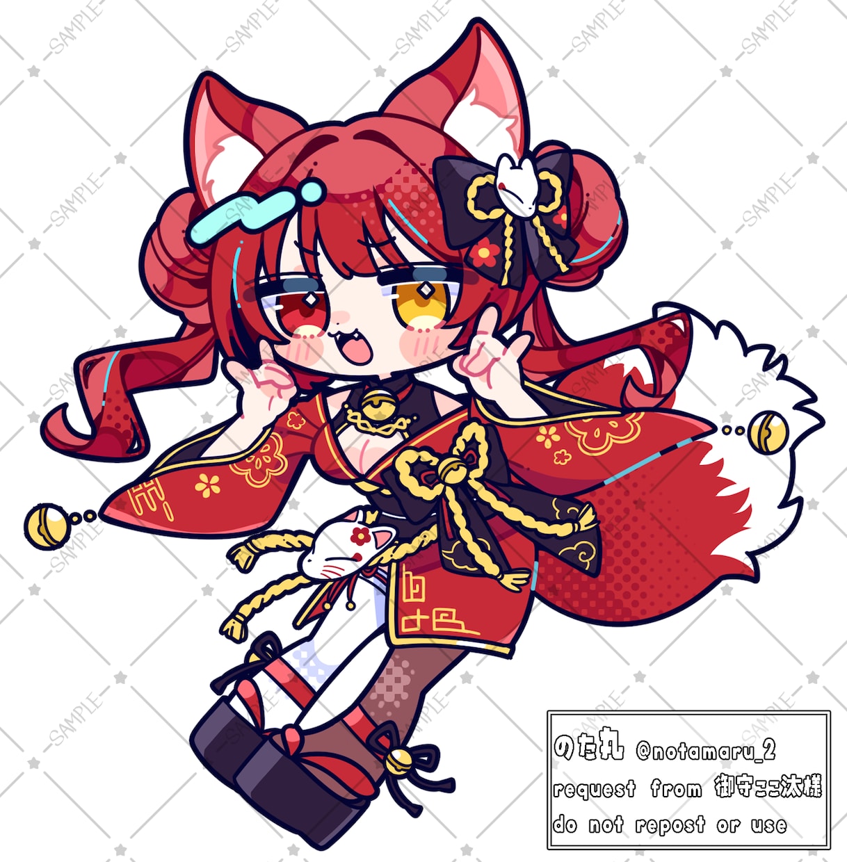 企業実績有◇カラフルキュートなちみキャラかきます カラフルPOPならお任せください イメージ4