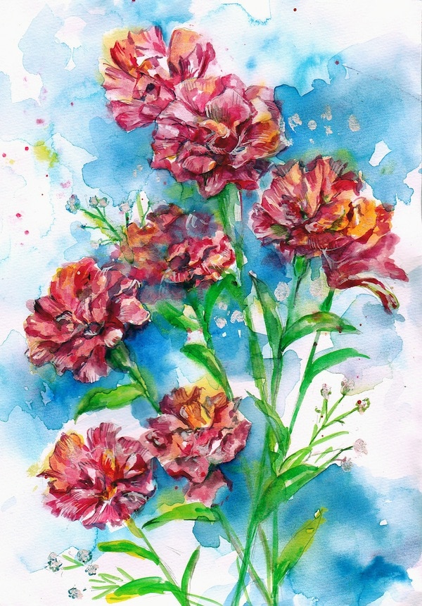 飾れる水彩画を描きます 部屋に絵を飾りたい！そんな時にオススメです。 イメージ3