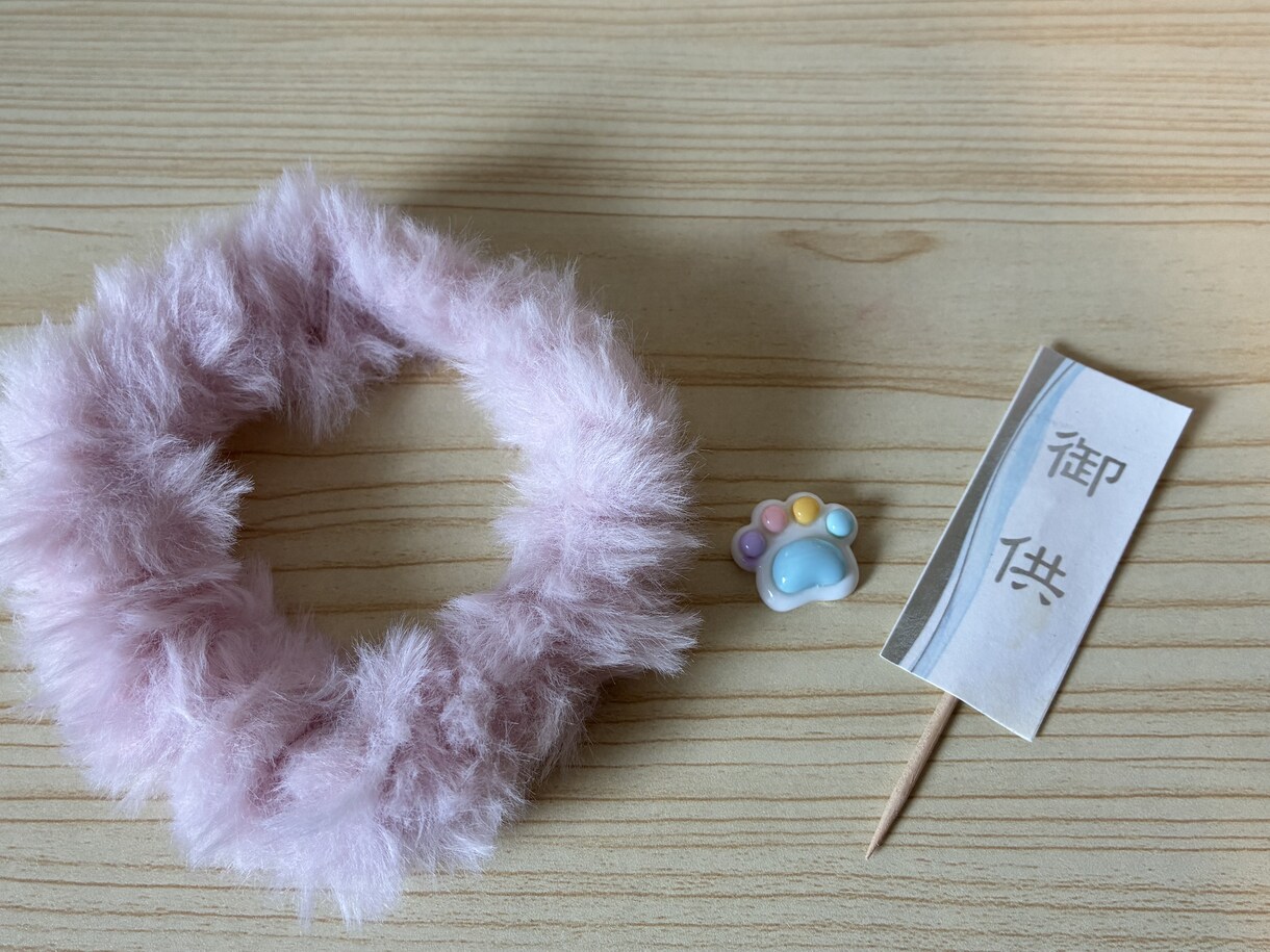 御供えミニフラワーアレンジメント制作いたします ペットちゃん用のプリザーブドフラワーでお仏壇も華やかに イメージ6
