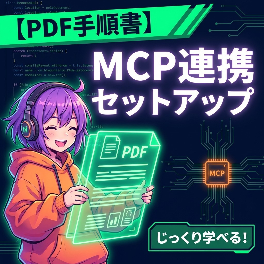 Claude Code MCP連携手順書提供します PDF資料で自分のペースでMCP連携をセットアップ イメージ1