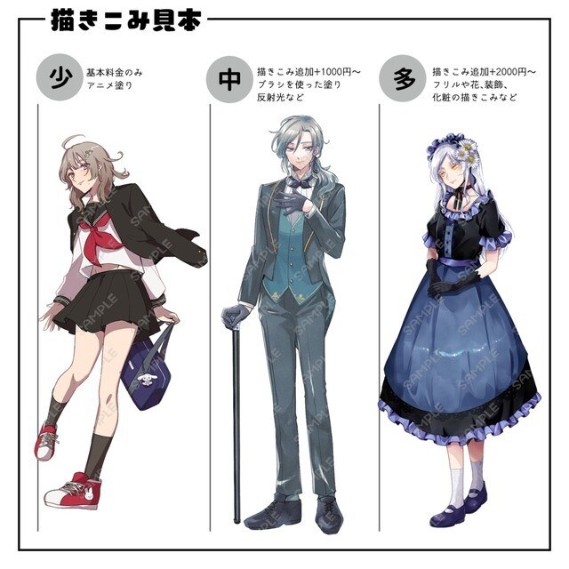 イラスト制作(キャラクター、動物)いろいろ描きます 配信用エモート SNS TRPG 動物 デフォルメなど イメージ3