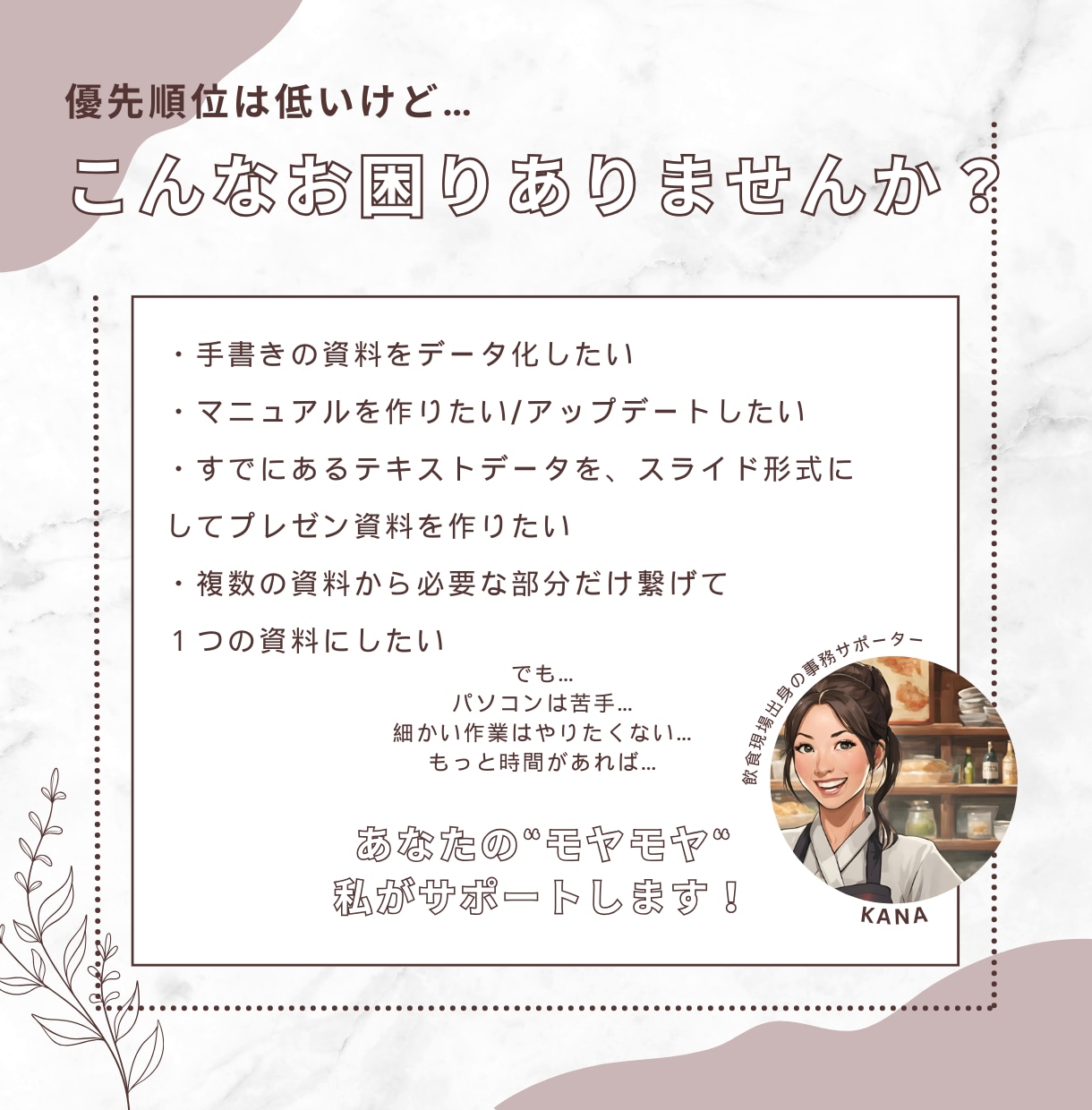 画像データ〜手書きメモまで全てテキスト化いたします 今やりたいけど時間がない方！お手伝いさせてください！ イメージ2