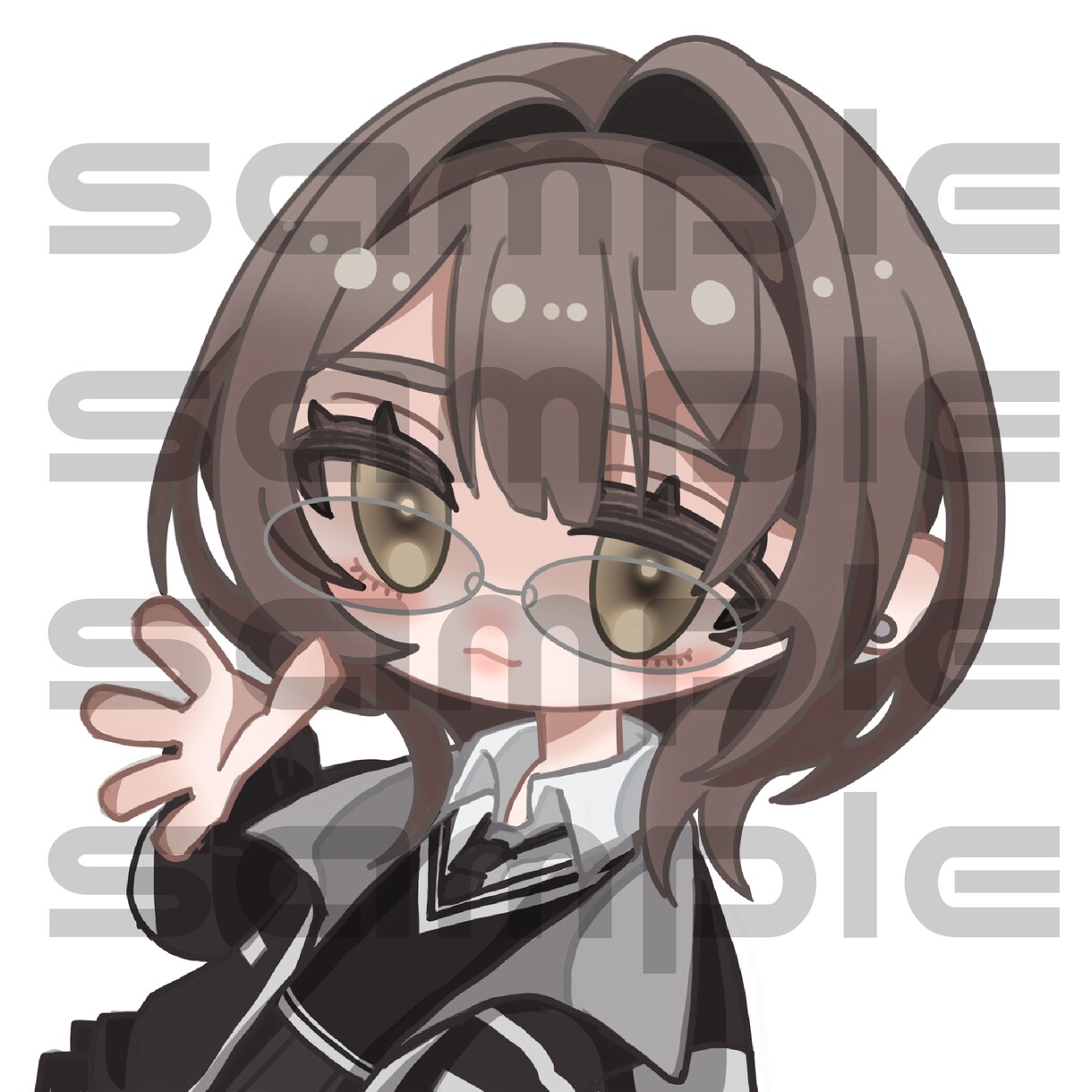 あなただけのかわいいイラストでアイコンを描きます デフォルメキャラのアイコン作成を行います イメージ2