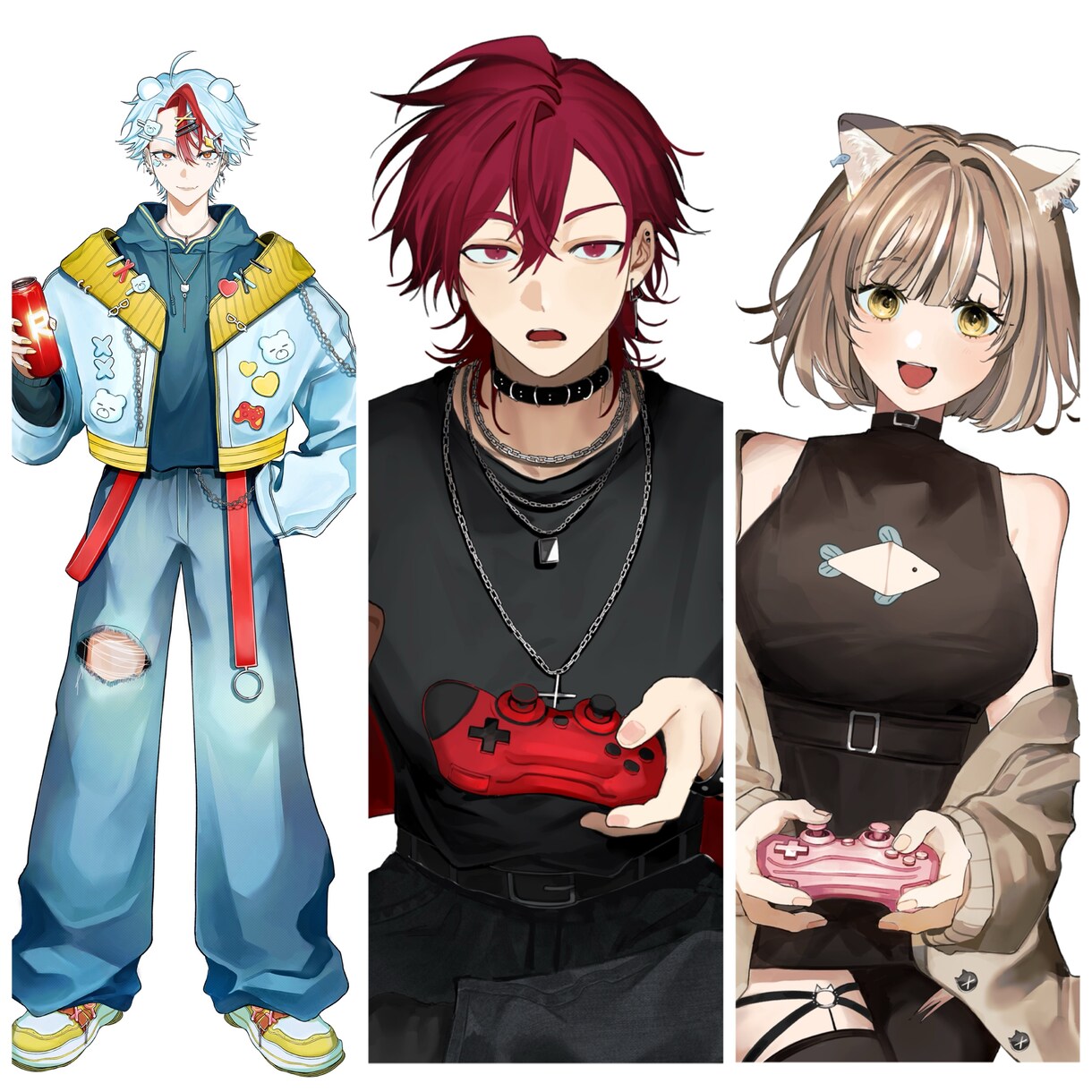 Y2K、韓国風イラストをお描きします かっこよく、かわいい今どきイラストをご所望の方へ イメージ1