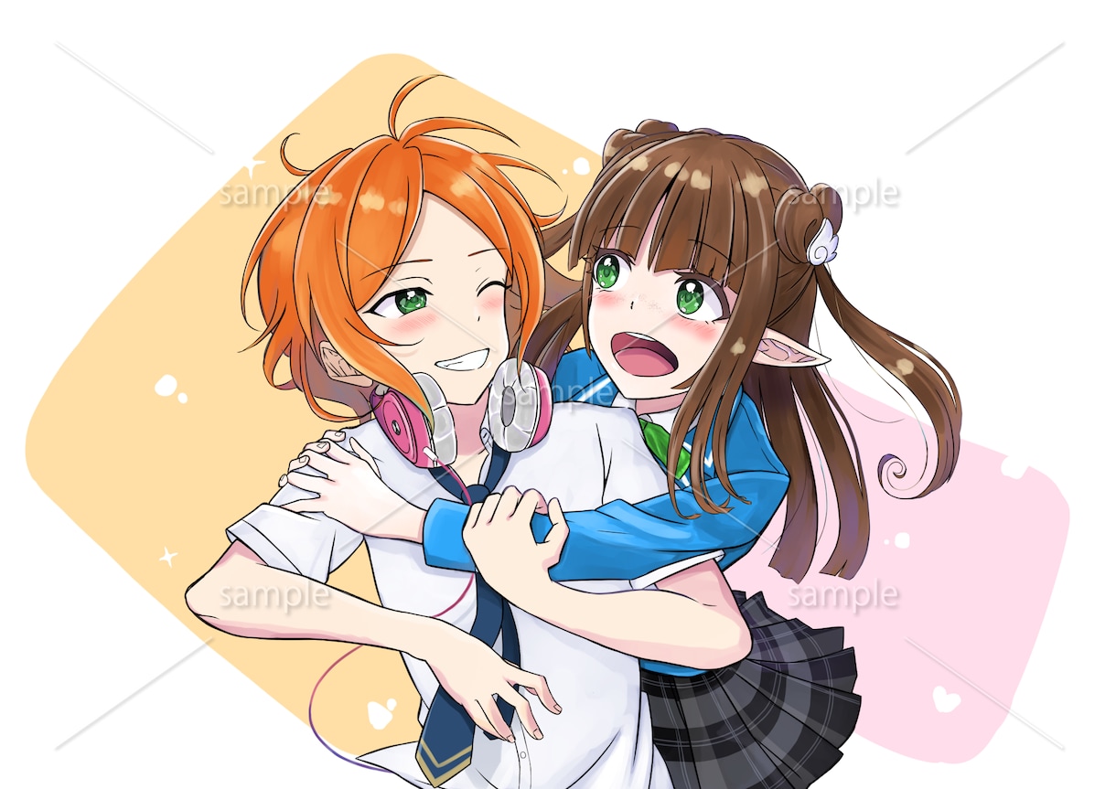 密なヒアリングを行い想像以上のイラストを創造します ヒアリング～納品まで丁寧に行い、感動をお届けします！！ イメージ8