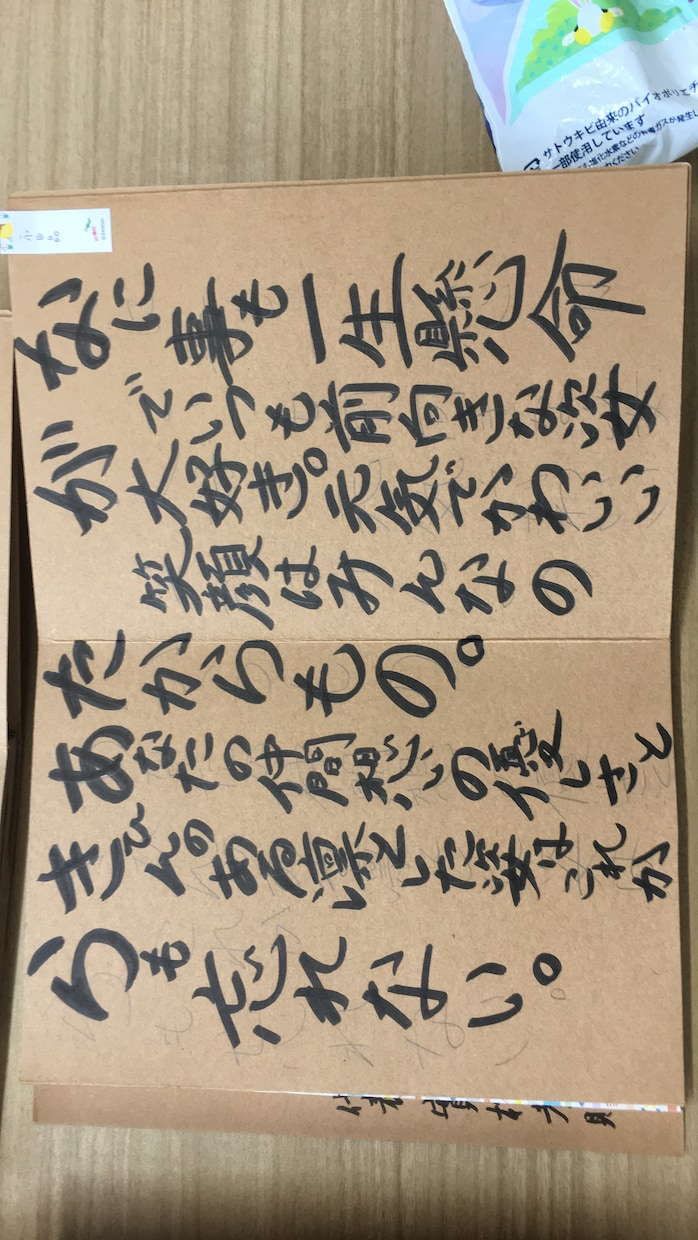 あいうえお・おなまえ作文！プレゼント用に書きます その人、兄弟、恋人、家族のイメージにあった作文作ります！ イメージ4