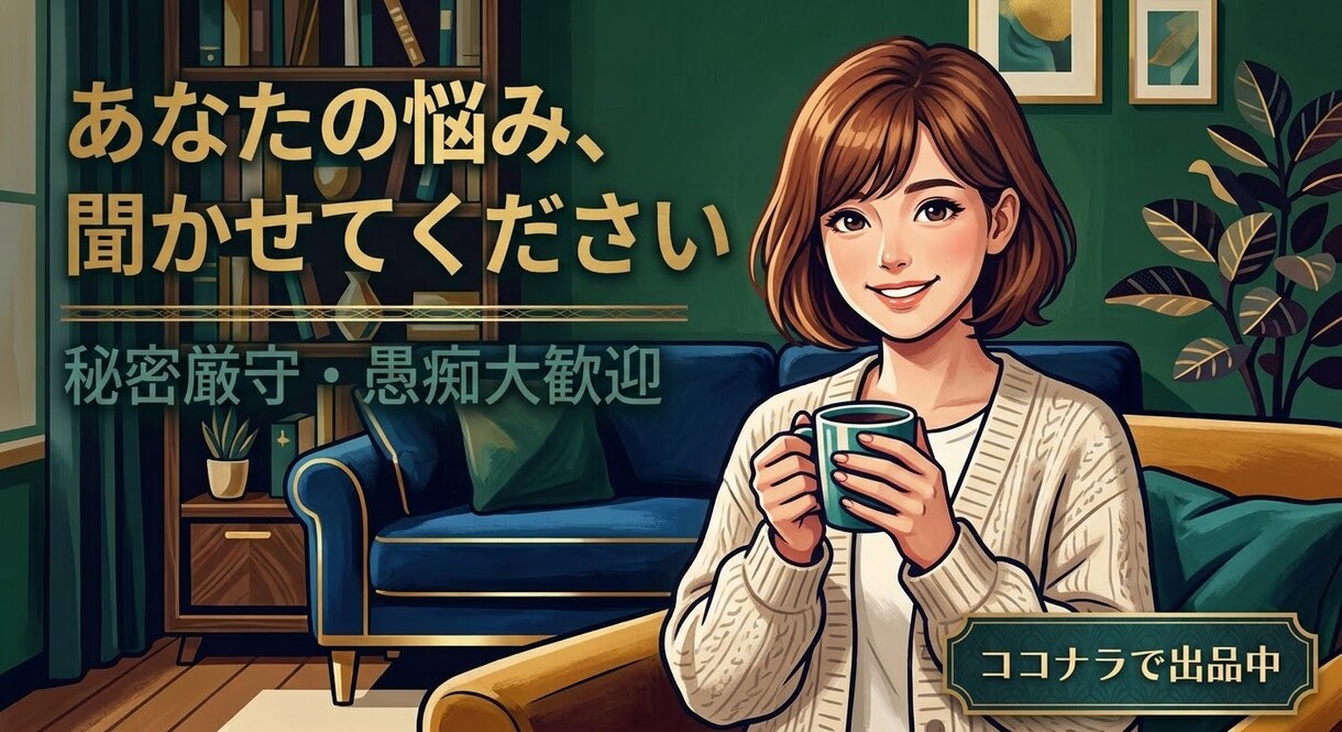 短時間〜OK⭕️すぐにお話し出来ます サクッと愚痴聞き。モヤつく心スッキリしよう！ イメージ1