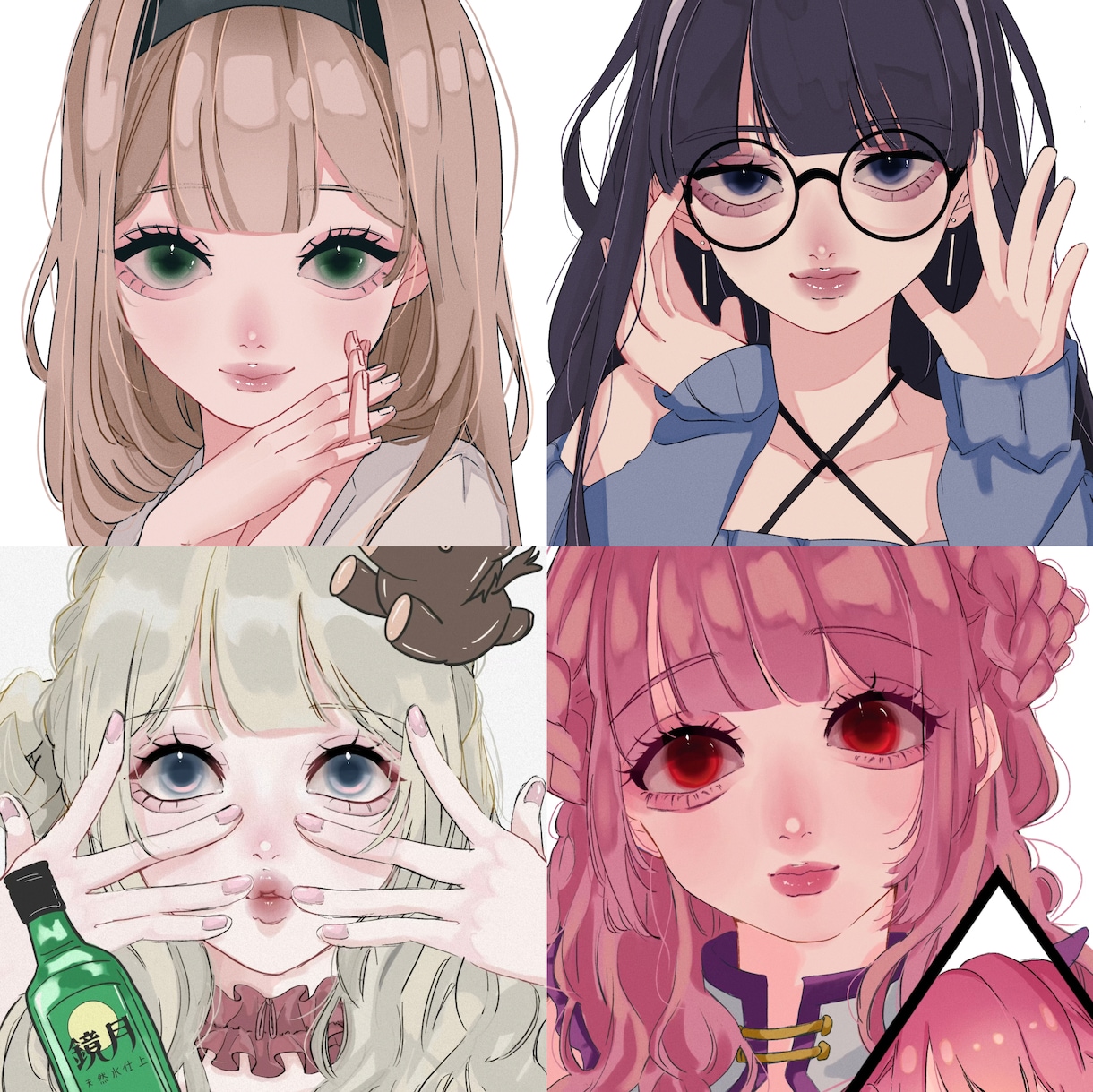 希望に沿って作成します 格安！！3000円〜！女の子創作・アニメキャラ・推し イメージ6