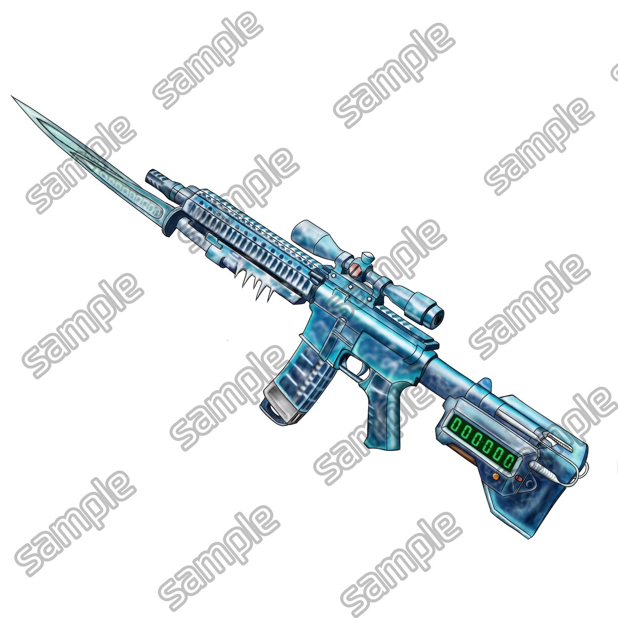 ゲーム用アイコン！小物/名入れ/手/サービスします 銃のリアル感は神レベル！背景透明データプレゼント イメージ6