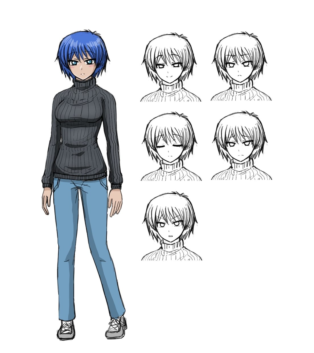 キャラクターデザイン、立ち絵を制作します キャラクターのデザインや立ち絵をご所望の方ご依頼ください。 イメージ10