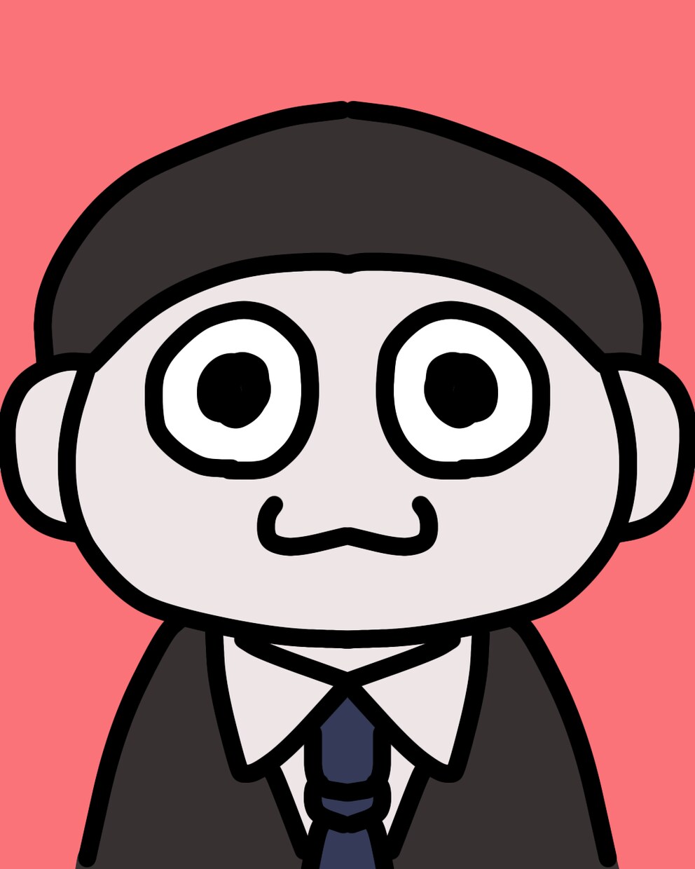 人とは違うアイコンにしたい方にオススメします インパクトのある可愛いポップなイラストです！ イメージ4