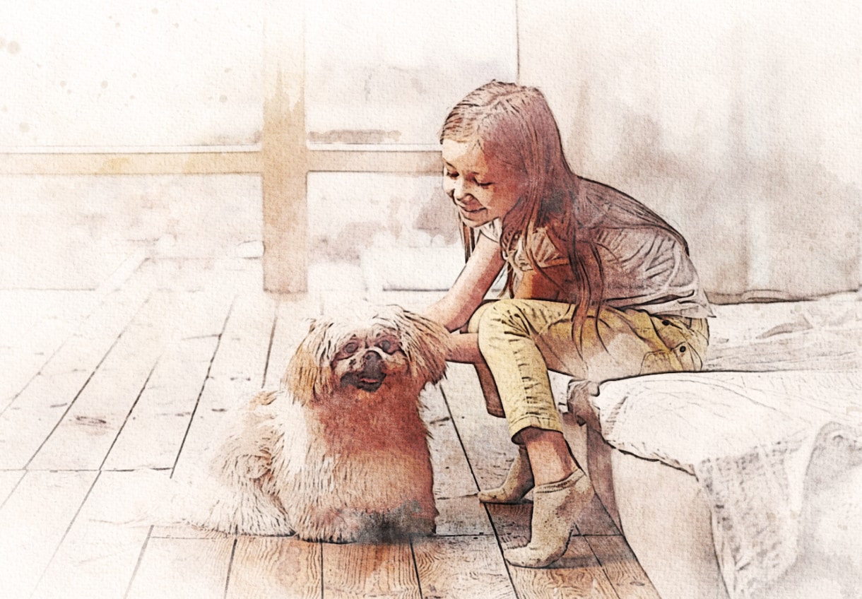 写真をもとに水彩画風イラストを制作します お持ちの写真を、「水彩画風イラスト」にしてみませんか！ イメージ2
