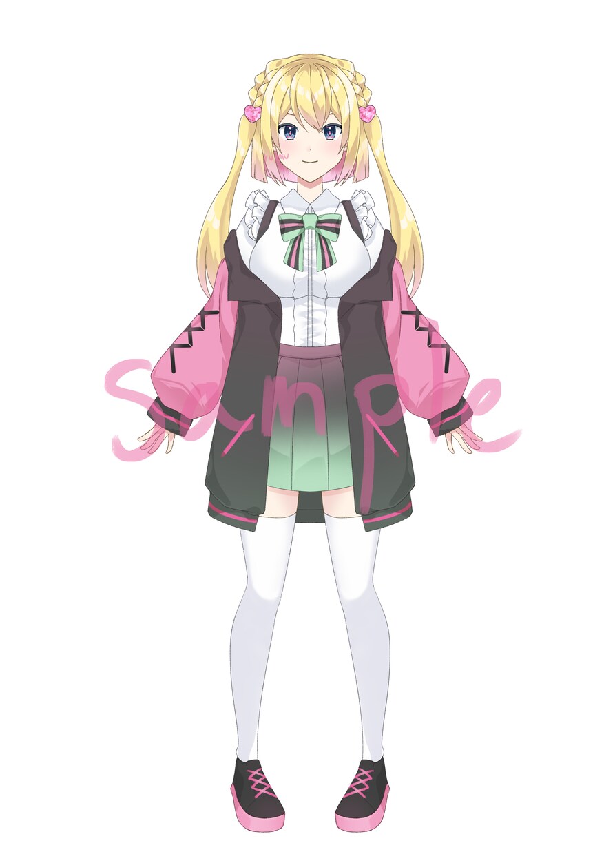 ふわふわ動くVtuber作成します キャラクターデザインからモデリングまで全てサポート イメージ3