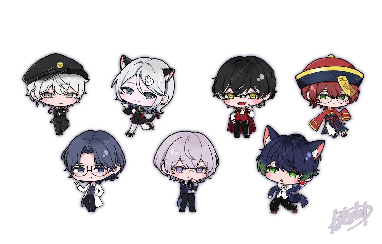 ポップで可愛いミニキャライラスト描きます 商用利用可！グッズ/配信用/SNS用などに！ イメージ5