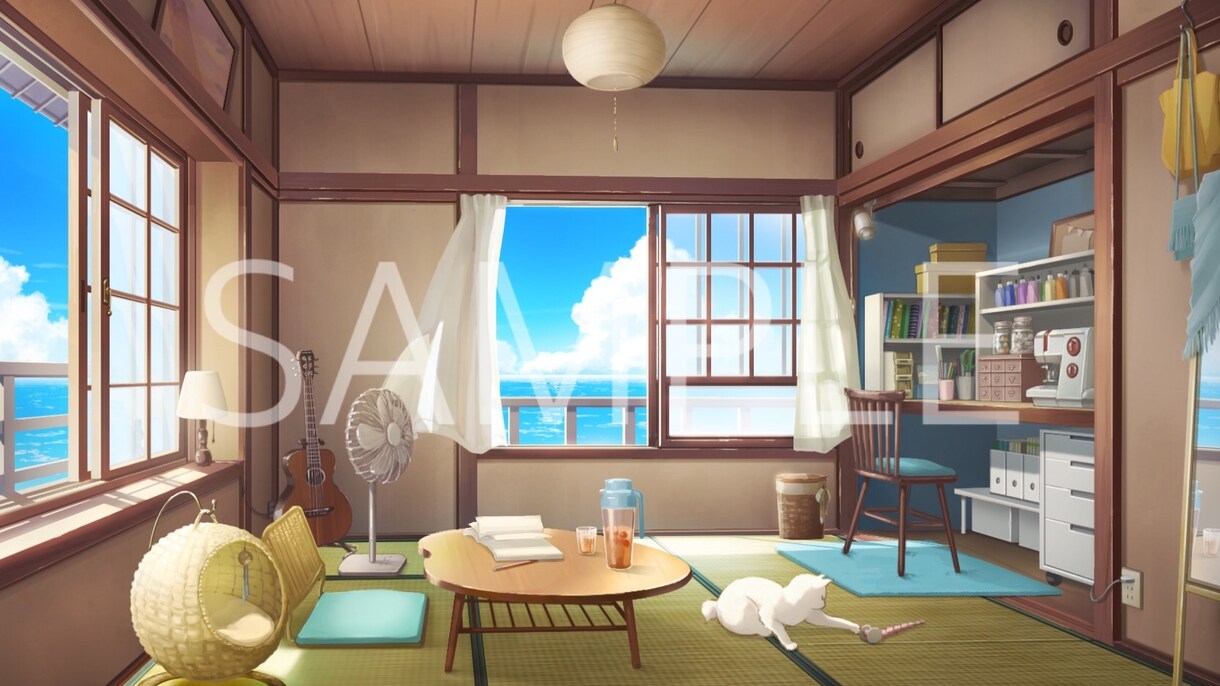 あたたかみのある背景イラスト制作します ゲームや動画に映える、空気感のある背景イラスト描きます！ イメージ3