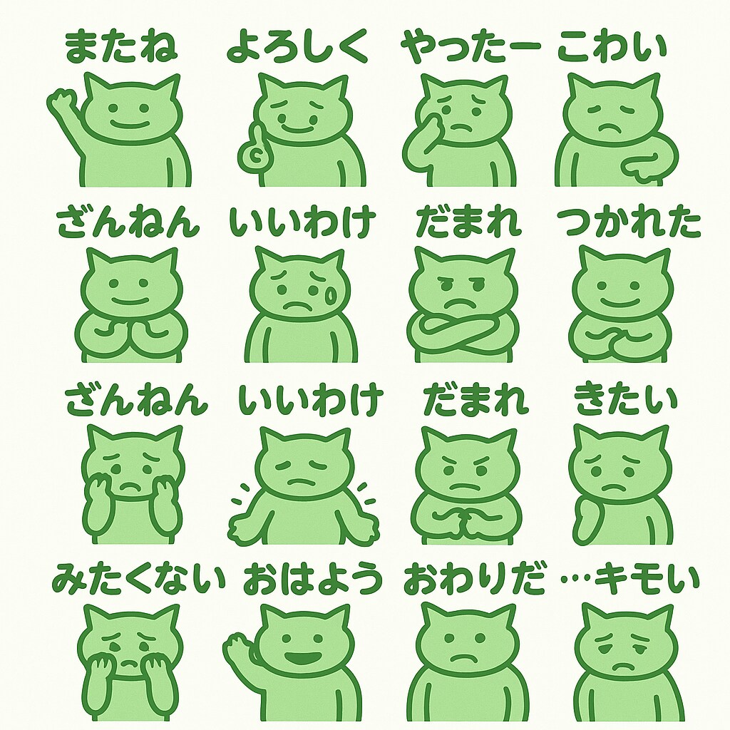 毒舌キャラのLINEスタンプ8個から〜作ります キャラ制作・セリフ提案・まるっとおまかせ！ イメージ2