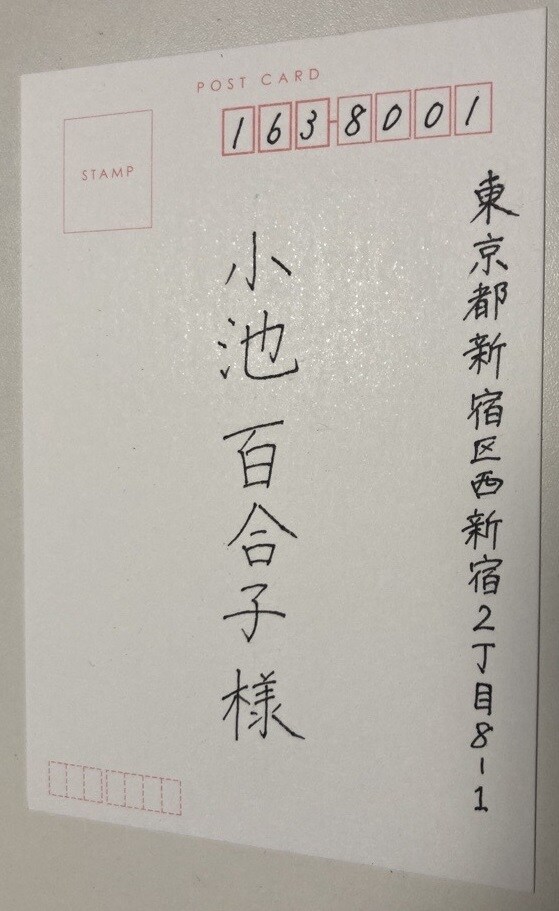 宛名代筆】ハガキ、年賀状の宛名代筆請け負います 【送料込み/20枚から】心を込めた宛名書きの代筆請け負います イメージ1