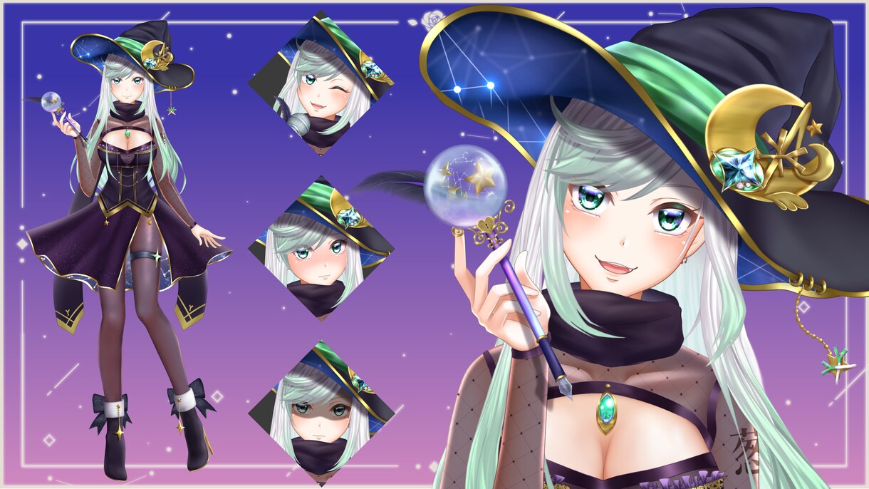 全身イラスト、立ち絵、キービジュアルをお描きします 愛着の湧く貴方だけのキャラクターを生み出します！ イメージ2