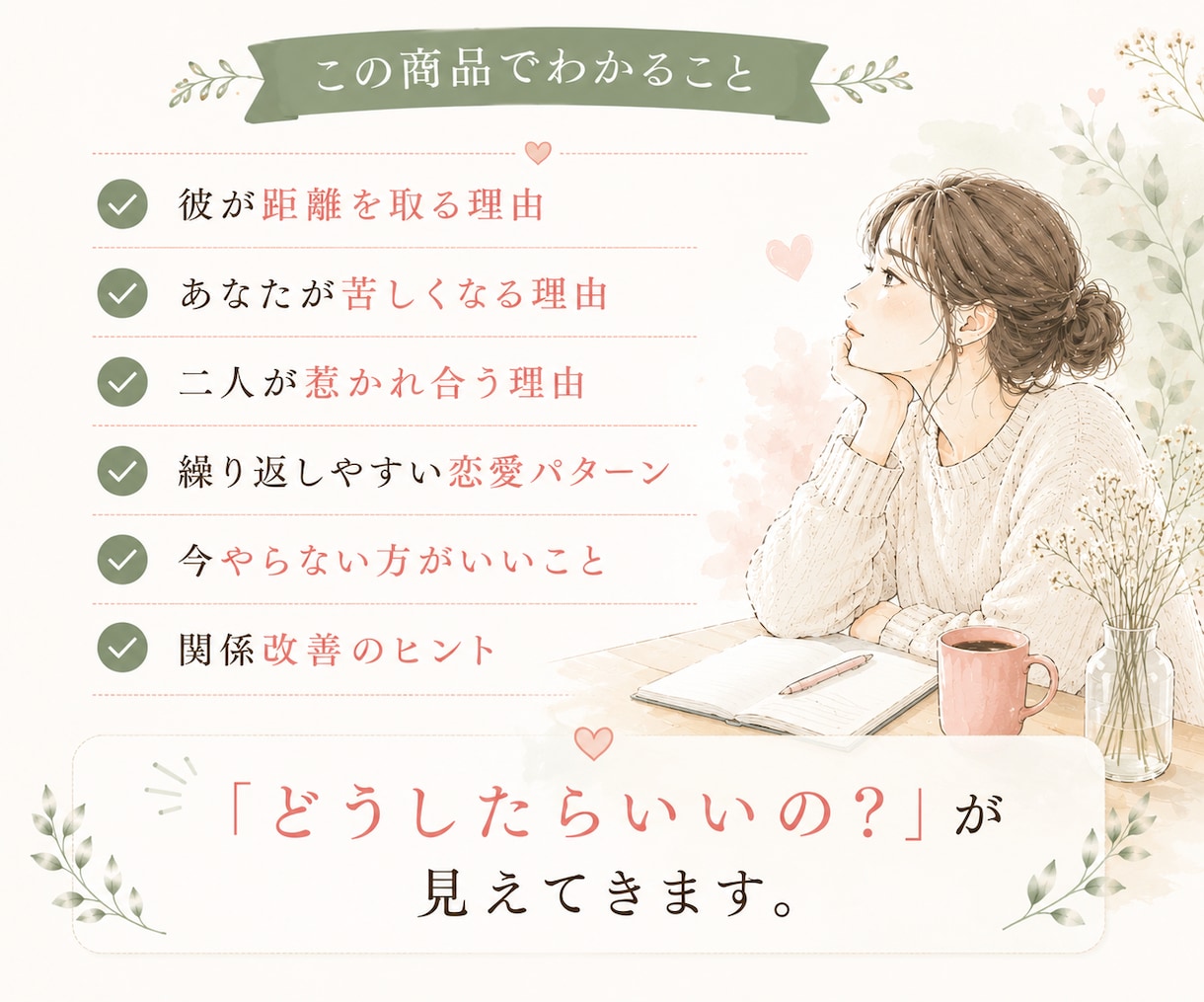復縁へ| 彼と唯一無二の関係の育て方を読み解きます チャット相談付｜算命学×愛着で復縁への関係改善を分析します イメージ5