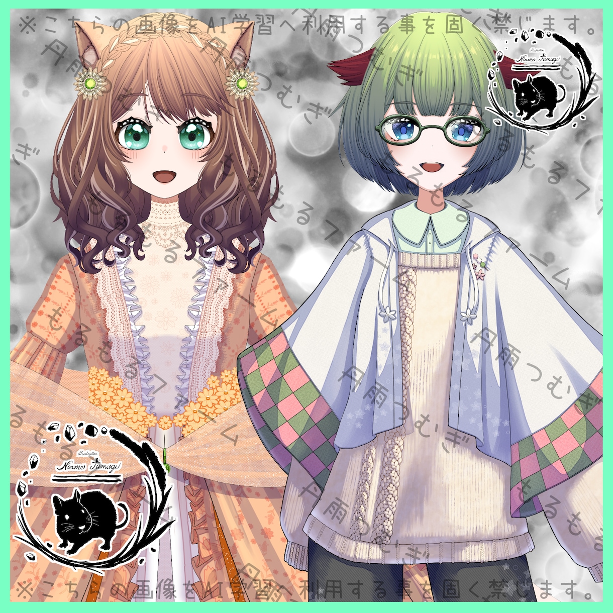 Vtuberモデル用のイラストを制作します しっかりヒアリング＊可愛くて豪華なイラストを制作します！ イメージ2