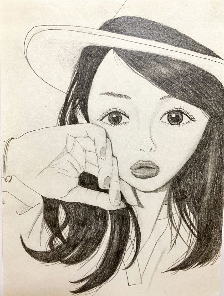 鉛筆･色鉛筆･ボールペンで人物イラストを描きます 顔のイラストから全身のイラストまで。原画郵送可能です。 イメージ3